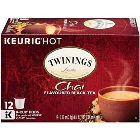 Twinings Chai Tea, K Cups, 12 CT (Pack of 6)
