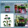 thumbnail image 3 of Bamboohart 9 Pcs  Garden Bridge Mini House Micro Landscape Ancient Building, 3 of 8
