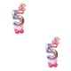 thumbnail image 1 of Ounissouiy Feliz cumpleaños 0 1 2 3 4 5 6 7 8 9 Número de lámina de oro rosa Oro rosa Número 5 2Conjunto, 1 of 6