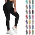 thumbnail image 5 of Women's High Waisted Seamless Leggings Stretchy Workout Yoga Athletic Pants, 5 of 5