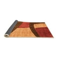 thumbnail image 2 of Ahgly Company Indoor Rectangle Abstract Orange Modern Area Rugs, 2' x 5', 2 of 4