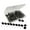 100-Black, variant on 50/100Pcs Push Pin Thumb Tacks Flat Decorative Pushpins Plastic Head Thumbtack Wall Pin for Photo Wall, Bulletin Board