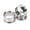 Steel, variant on 1Pc Ear Expander Skin-friendly Stainless Steel Double Flared Ear Gauges for Men Women Steel