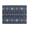 thumbnail image 3 of DouZhe Aztec Ethnic Tribal Style Pattern Area Rugs Non-Slip Machine Washable Floor Mat, Style Carpet Doormat, 63x48 inches, 3 of 6