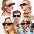 thumbnail image 3 of 12 Pack Square Sunglasses For Party Trip Women Men Different 12 Color UV Protection 12 Pack Multicolor other, 3 of 6