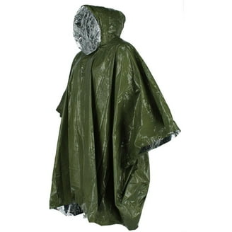 totes Adult Rain Poncho, Lightweight EVA Fabric, Hooded Design