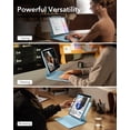 thumbnail image 3 of Funda con teclado para iPad Air ESR de 13 pulgadas con panel táctil multitáctil, 3 of 8