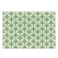 thumbnail image 1 of Irish Cutting Board, Entangled Clover Leaves Twigs Celtic Pattern Botanical Filigree Inspired Retro Tile, Decorative Tempered Glass Cutting and Serving Board, Large Size, Cream Green, by Ambesonne, 1 of 1