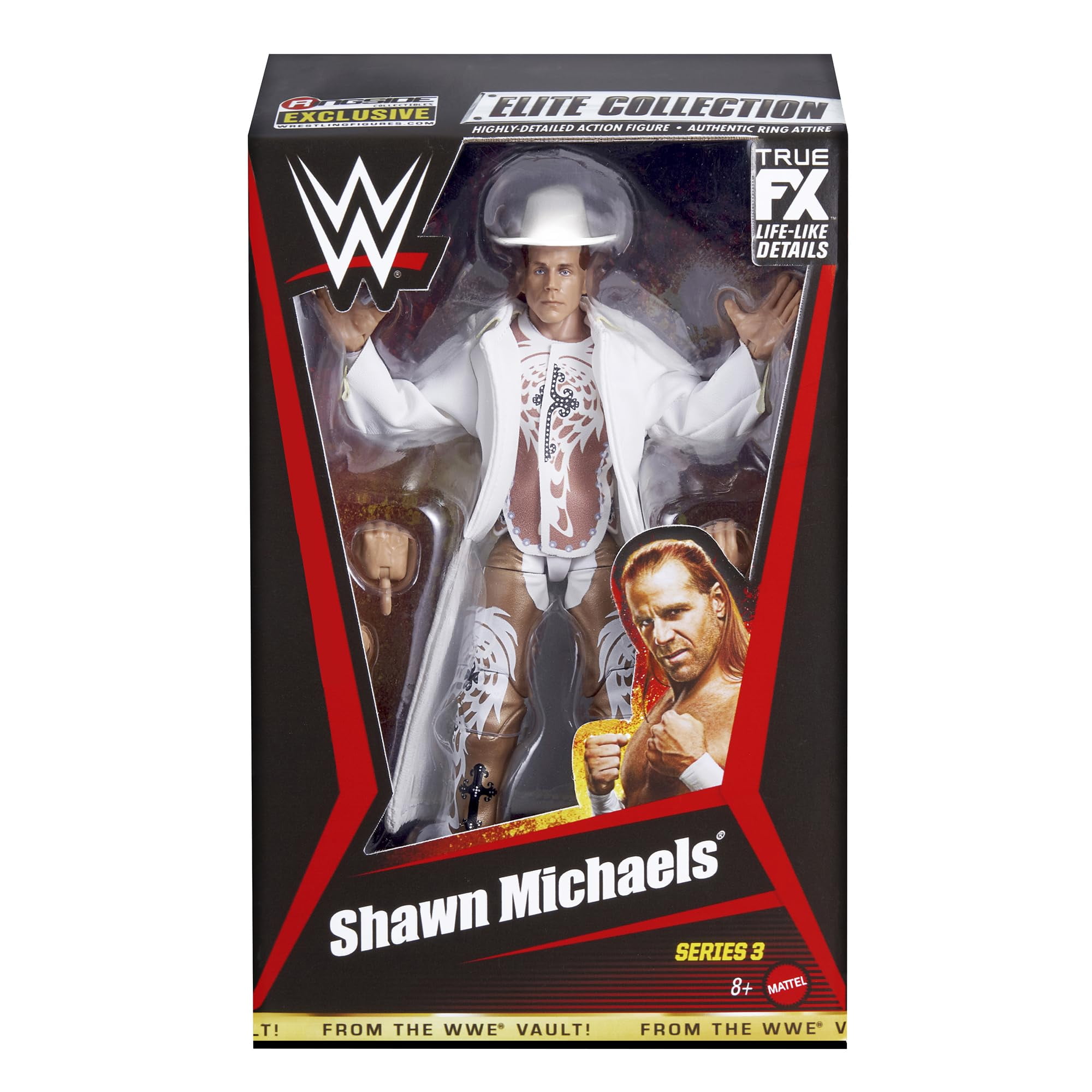 Figura de acción WWE Shawn Michaels Heaven & Hell Series 3