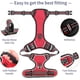 thumbnail image 5 of Arnés para perros HEELE, chaleco ajustable para exteriores, sin tirones, rojo, XL, 5 of 6