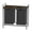 Black, variant on Porfeet Miniatures Storage Case, Miniatures Transport Case with 5 Trays, Aluminum Alloy Frame, Transport Action Figure Display Case with Lock for Miniatures, Figures and Collectibles,Middle