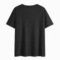 thumbnail image 5 of Paguaki Womens Fashion Casual Dragonfly Printed V Neck Short Sleeve T Shirt Top, 5 of 9