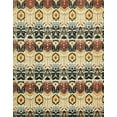 thumbnail image 1 of Ahgly Company Machine Washable Indoor Rectangle Abstract Brown Gold Area Rugs, 5' x 8', 1 of 7
