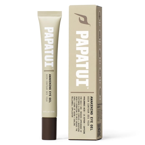 Gel Despertador para Ojos Papatui para Hombres con Roll-on de 14 ml