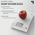 SHARPER IMAGE Smart Digital Scale Food, Cooking, Ounces, Grams