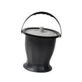 thumbnail image 4 of Serenable Potty Urinal Bottle Chamber Pot with Lid Handle Bedpan Bedside Urinal Spittoon Chamber Bucket for Adults Child Elder Children Gray, 4 of 9
