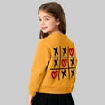 thumbnail image 3 of Bixock Toddler Boys and Girls Tops,Kids Long Sleeve Tops Valentine Heart Print Fleece Lined Round Neck Sweatshirt for Boys Girls 2-12Y Tops, 3 of 5