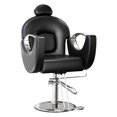 thumbnail image 1 of Gaderth Chaise de Barbier, Chaise de Salon Inclinable pour Coiffeur, Chaise Pivotante à 360°, Chaise de Coiffeur avec Pompe Hydraulique, Repose-Pieds, Appui-Tête Réglable et Dossier Inclinable, Fauteuil de Spa pour Spa à Domicile Shampooing, 1 of 8