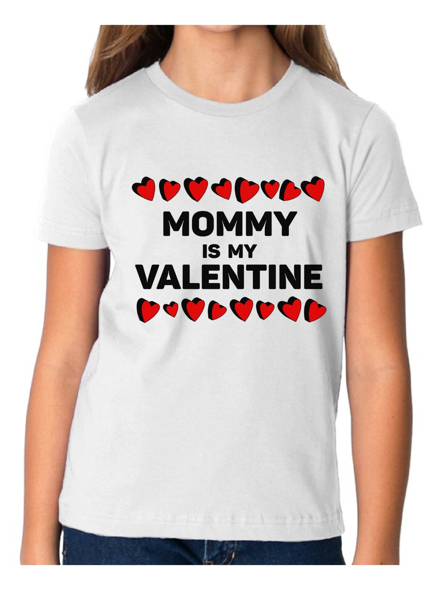 Mezee Mezee Mommy Is My Valentine Youth Shirt Boys Valentine T Shirt