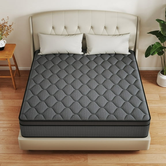 12-inch Twin-Size Hybrid Mattress–Moderately Firm Feel, Cooling Airflow, and Individually Wrapped Pocket Springs (in a Box)