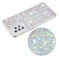 thumbnail image 2 of for Samsung Galaxy A23 5G Glitter Case, Cute Bling Sparkle Shiny Slim Soft Silicone Reflective Clear TPU Bumper Women Girls Shockproof Protective Phone Case for Samsung Galaxy A23 5G, White, 2 of 6