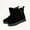 X-Black, variant on Ablanczoom Snow Boots For Womens Winter Booties Shoes with Warm Fuzzy Faux Fur