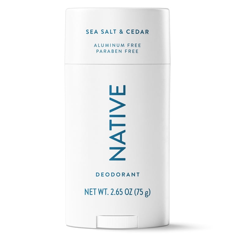 Native, Deodorant, Sea Salt & Cedar 2.65 oz, Aluminum Free