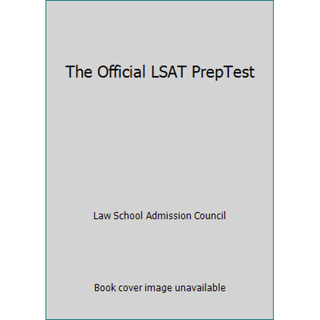 The Official LSAT PrepTest [Paperback - Used]