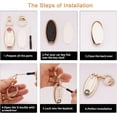 thumbnail image 3 of HSHDLDF pour Nissan Étui de Clé 5 Boutons en TPU Souple à Couverture Complète Protection Étui de Clé Coque Porte-Clés Compatible avec Nissan Altima Rogue Sentra Pathfinder Armada Maxima Murano Smart Key Fob, 3 of 6