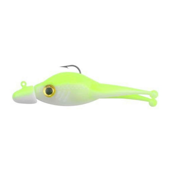 Mr. Crappie Scizzor Shad Head 1/8 oz / Refrigerator White