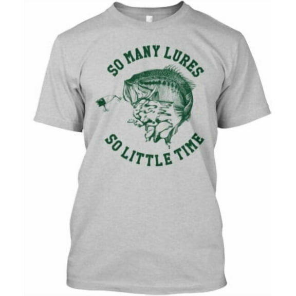 Velto So Many Lures So Little Time T-Shirt Made in the USA All Size S-5XL