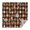 Orange and Black, variant on Pink Christmas Gingerbread and Tree Pattern Square Tablecloth,Waterproof Square Table Cover,Wipeable Spillproof Washable Table Cover for Home Kitchen Party Decor 42"X42"(107x107cm)