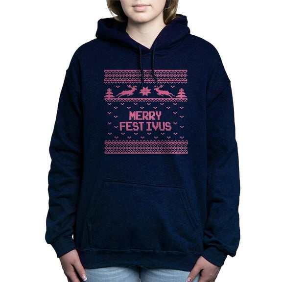 CafePress - Merry FESTIVUSâ„¢ Holiday Ugly Swea Hooded Sweatshir - Pullover Hoodie, Classic & Comfortable Hooded Sweatshirt