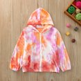 thumbnail image 2 of Lindreshi Baby Boy Clothes Clearance Toddler Kids Baby Girls Boys Tie-Dye Jacket Zipper Hooded Windproof Coat Clothes, 2 of 8
