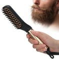 thumbnail image 3 of Peine de Alisado de Barba, Pincel de Barba de Barba de Barba Cepillo de Barba Plisina de Barba, Eliminar las Puntas Abitas para el Estilo de la Barda de los Hombres, 3 of 7