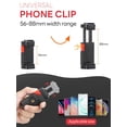 thumbnail image 3 of USKEYVISION Smartphone Video Vlogging Kit Metal Micrófono Luz Tiktok YouTube Podcast Equipo para iPhone 15/14/13 Mini/Pro/Max, Smartphone Android (V-Master), 3 of 5