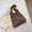 Coffee, variant on Hobo Bags for Women Crochet Beach Tote Bag Summer Tote Bag Soft Shoulder Pursess Beach Everyday Handbags Mesh Tote Bag Hippie Bag Knit Bag