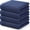 Navy blue, variant on Kitchen Towels,6-Pack Dish Towels 100% Cotton Waffle Weave Ultra Soft Absorbent Quick Drying Dish Rags,Dish Cloths, Dishcloths Sets,Tea Dowels for Kitchen,Bar Towels,12x12 Inches