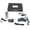 Black AU Plug, variant on Riousery Portable DVD Player HD 270 Degree Swivel Screen Media Entertainment System with USB Remote Control 110-240V Built-in Battery - 6.8 inches / 17.27 cm Black EU Plug Version