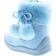 thumbnail image 3 of Kali Footwear Girls Bany Flat Pom Pom Ankle Boots, 3 of 7