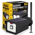 thumbnail image 1 of Bell + Howell Bionic Black 1 Pc Solar Motion Activated 500 Lumen Outdoor Security Spotlight Easy Care, 1 of 8