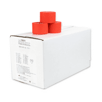 Mueller MTape TeamPak Non-Elastic Athletic Tape [Irregular Rolls]: 1-1/2 in. x 30 ft. (Orange) 32-rolls