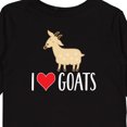 thumbnail image 4 of Inktastic Goat Cute I Love Goats Farm Animal Boys or Girls Long Sleeve Toddler T-Shirt, 4 of 5