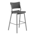 thumbnail image 1 of NPS Cafe Time Series 42" Modern Plastic and Steel Stool in Charcoal Slate, 1 of 1