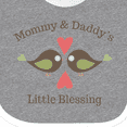 thumbnail image 4 of Inktastic Mommy & Daddy's Little Blessing Boys or Girls Baby Bib, 4 of 4