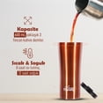 thumbnail image 3 of Any Morning Travel Mug, 15 oz, Copper SI231905, 3 of 7