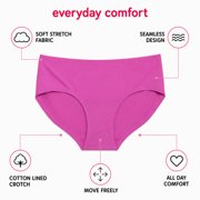 dELiA*s Girls Seamless Underwear Soft Stretch Bikini Panties for Girls and Teens 4 Pack
