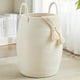 thumbnail image 1 of Cesto de Ropa Fiona Mágico de 105L Canasta Alta Tejida Beige, 1 of 7