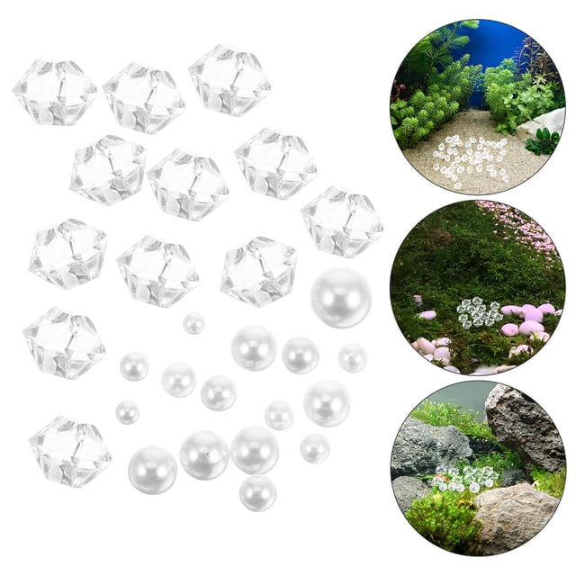 unbranded 1Pqt Decorativas Para Acuario Con Y Grava Natural