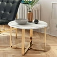 thumbnail image 2 of Zuo Modern Globe End Table with Faux Marble Top, 2 of 5